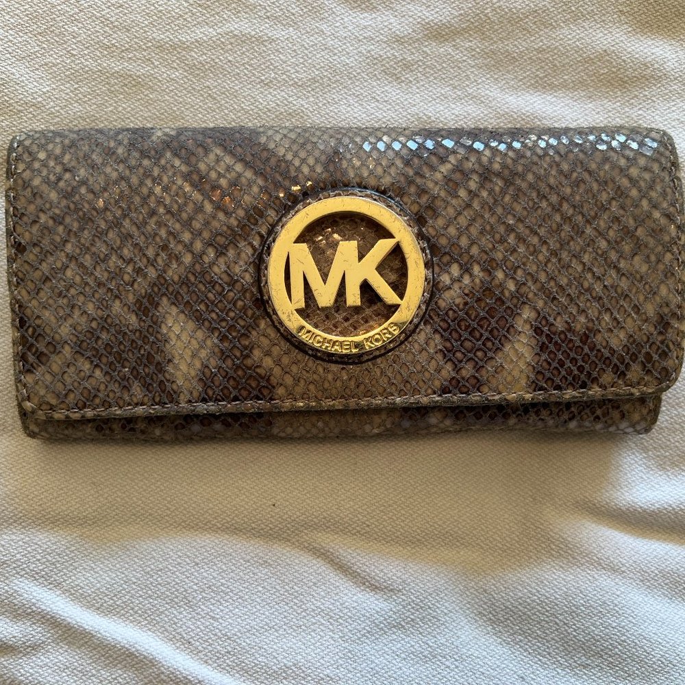 Michael Kors Snakeskin Wallet